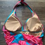 Haley and The Hound Vibrant Pink & Blue Floral Swimsuit M Size M Photo 4