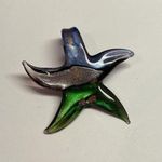 Handmade Starfish Costume Pendant / Charm Blown Art Glass Photo 4