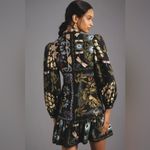 Farm Rio Black Winter Garden Mini Dress Long Sleeves, Size Medium, $248 Photo 14
