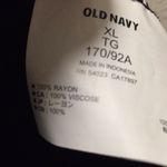 Old Navy Black Pull On Drawstring Tapered Ankle Dress Pants Size XL New W/O Tag Photo 6