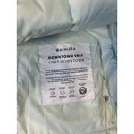 Athleta NWT  Glacier Green Downtown Full Zip Insulated Puffer Vest Women's Medium Photo 7