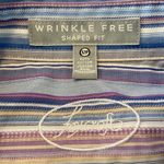 Fox Croft Pastel Striped Button Front Shirt Photo 4