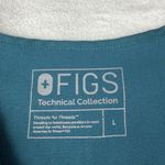 FIGS  Casma Three Pocket Scrub Top Hunter Green Women’s Size L Large Photo 2
