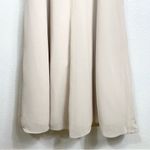 Jenny Yoo  Palomino Beige Spaghetti Strap Bridesmaid Bridal Maxi Dress Photo 6