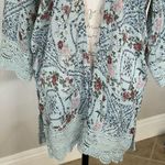 Mason & Belle Womens Kimono Sz Small Open Sheer Bohemian Boho Festival Artsy Photo 5