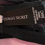 Victoria's Secret Victoria’s Secret Sexy Little Things Push-Up Bra, Black/ Pink, Size 36C Photo 8