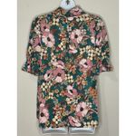 Doe & Rae  Green Multicolor Floral Blouse Size S EUC!!! Photo 1