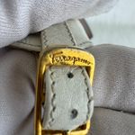 Salvatore Ferragamo Vintage  Slingback T Strap Sandals Sz 9AAA White NEEDS REPAIR Photo 13