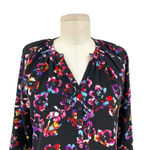 Yumi Kim Yumi Top In Black Floral Print Silk Size XS Photo 3