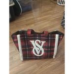 Victoria's Secret Victoria’s Secret Plaid Holiday Tote Bag Photo 6