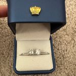 NIB 2cttw (2x1.0ct) Moissanite and Sterling Silver Drop Earrings $60 MSRP White Photo 7