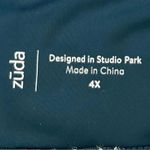 zuda Teal Bermuda Swim Skort Women SZ 4X #1259 Blue Photo 7