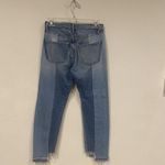 frame denim Frame Jeans Womens 24 Blue Nouveau Le Mix Two Tone Raw Hem Denim Ankle Skinny Photo 5