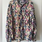Laura Ashley Fierce vintage Floral Long Sleeve Shirt size Large Photo 0
