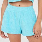 Aerie blue terry smile shorts Photo 2