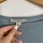 ALLSAINTS  Blue Lightweight Modal Long Sleeve Sweater Top Size Large Photo 2