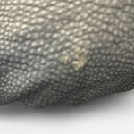 Y2K silver faux leather boho chic hobo satchel, slouchy shoulder bag Photo 4