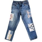 BLANK NYC [] Patchwork Jeans Distressed Denim Straight Leg Women's Size 27 Photo 0