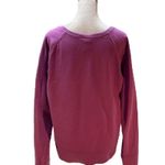 Reebok Purple with White Letters Pullover Women's Graphic Sweatshirt Size Large Photo 2