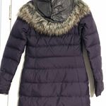 The North Face The 600 Fill Purple Puffer Down Jacket Women's XS Faux Fur Hood Photo 8