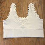 IVL Collective Scallop Power Sports Bra White Photo 1