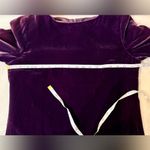 Talbots Silk Blend Eggplant Purple Velvet Shift Dress Size 10 Photo 9