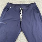 FIGS  Zamora Jogger Scrub Pant Womens Blue XL Technical‎ Medical Pocket W18SW2005 Photo 2