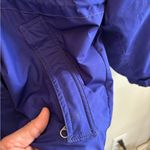 The North Face Blue and Black Hooded Windbreaker Jacket Women's Size Medium Photo 3