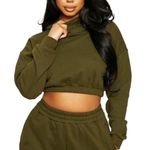 Naked Wardrobe Pink Stay Chilling Crop Sweatshirt Size S Photo 0