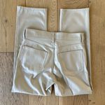 Gap Cheeky Straight High Rise Tan Leather Pants Photo 6