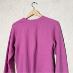 Old Navy  Women’s Longsleeve Cozy Waffle Henley T-Shirt Top in Lotus Flower M Photo 6