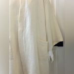 Boca Terry Robe Unisex Mens Womens Kimono Waffle Basic Cream Size XXL Photo 5
