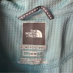 The North Face Vapor Wick Hiking Shirt Womens Medium Blue Stretch Fabric Polo Photo 2