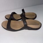 Crocs Cleo Brown Sandals Lightweight Comfort Strappy Slip On Gorpcore Size 7 Photo 3