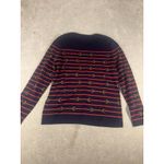 Brooks Brothers womens Large brooks brother horse bit equestrian sweater cotton navy Photo 6
