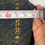 Jenni Kayne 100% silk plaid printed semi sheer blouse Photo 3