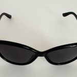 Black Plastic Cat Eye Polarized Sunglasses Photo 7