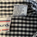 Westbound Vintage Black White Gingham Cottagecore Embroidered Shirt Hearts XL Photo 8