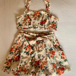 Forever 21 Satin Floral Two Piece Sleepwear Set Photo 3