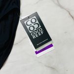 Coco reef  Womens High Waist Bikini Bottom Size 2XL Black New Shirred Slimming Photo 1