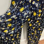 Current Air Blue Floral Crinkled Jumpsuit Size Medium $156 Photo 3