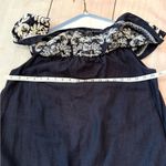 Label By Five Twelve Embroidered Linen Dress Size Xl Woman Pockets Blue Photo 5