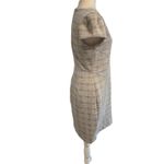 EXPRESS  | Plaid V Neck Knee Length Dress Size Medium Lined Career Office Work Photo 2