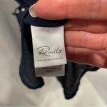 Rails Adorable  navy white polka dot mini wrap dress ruffle trim XS Photo 4