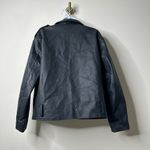 Missguided  Black Faux Leather Moto Jacket Size 6 Photo 3