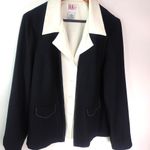 R&K 16W Black White Career Shirt Blazer Combo 16W Plus Funeral Photo 0
