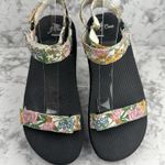 J.Crew Womens Sporty Strap Sandals Size 10 Liberty Mini Floral Walk Fabric Photo 0