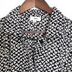 LPA  Floral Blouse Bodysuit Black Size‎ M Photo 1