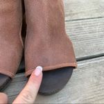 OTBT  Free Spirit Open Toe Booties Fringe Suede 7.5M Photo 6