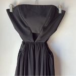 Fame and Partners  Black Strapless Gown Photo 1